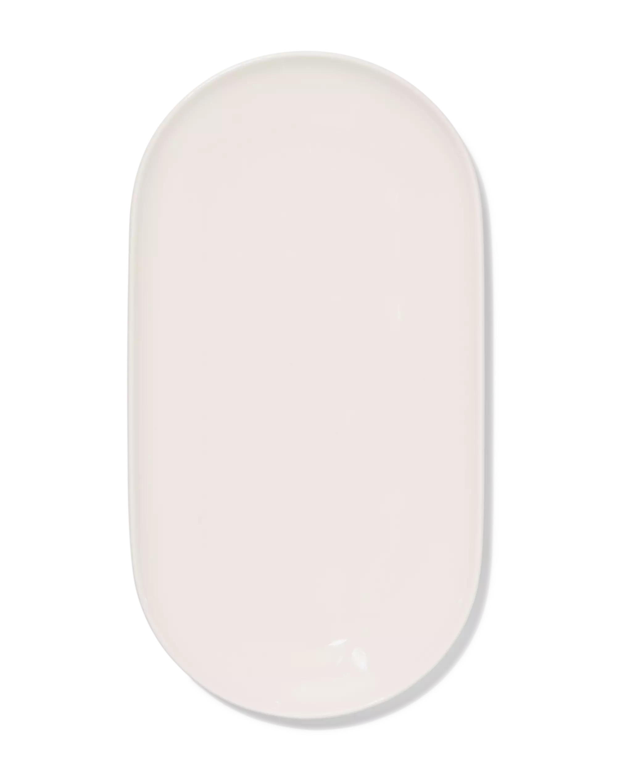 plat de service 16 x 30 x 2cm Knap new bone china blanc