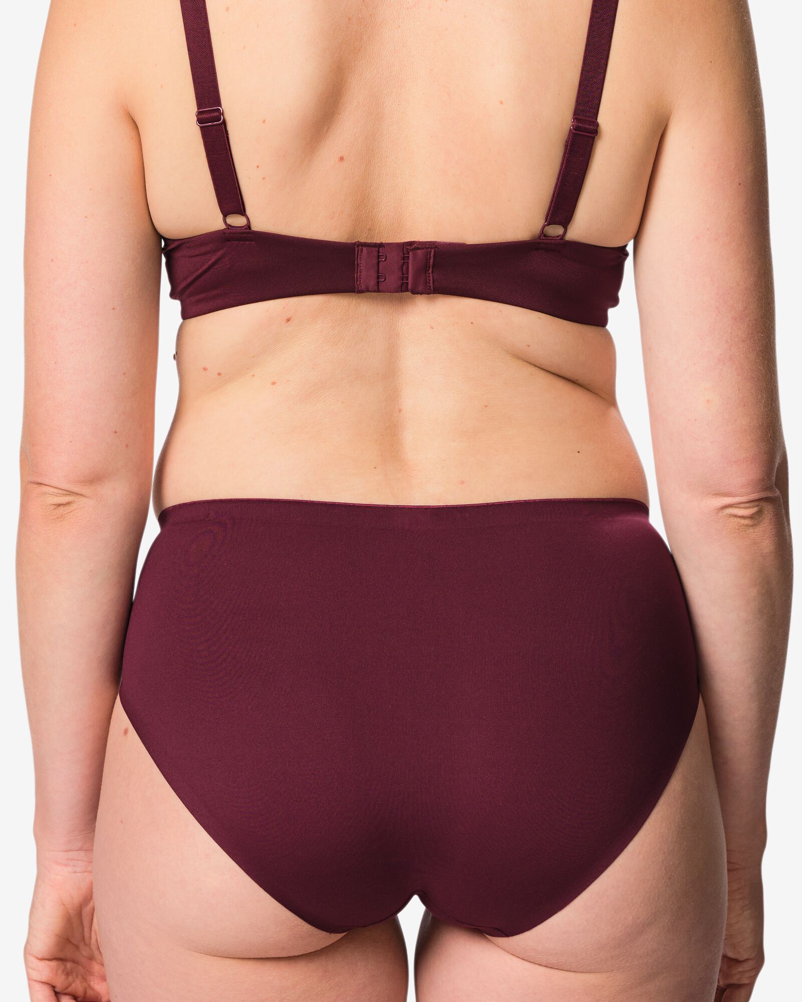 dameshipster second skin micro donkerrood donkerrood - 19608481DARKRED - HEMA