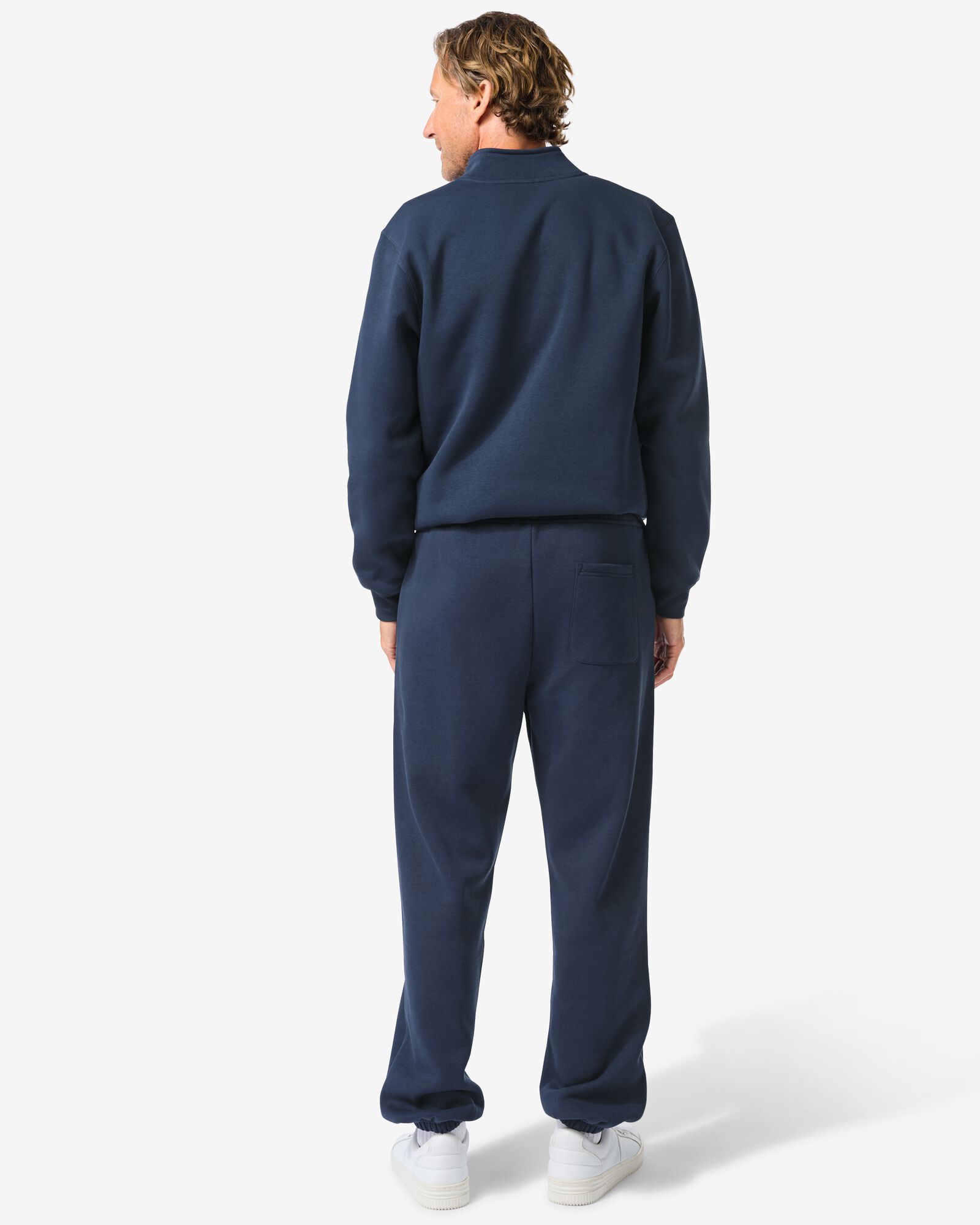 heren sweatbroek donkerblauw donkerblauw - 2101220DARKBLUE - HEMA