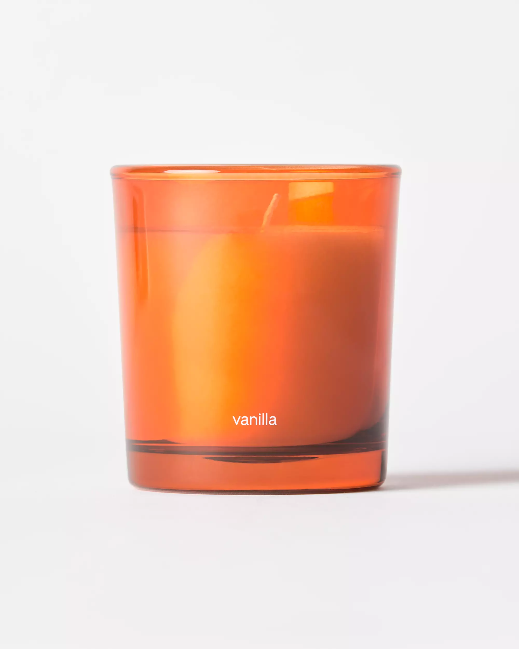 bougie parfumée ⌀7x8cm verre vanille