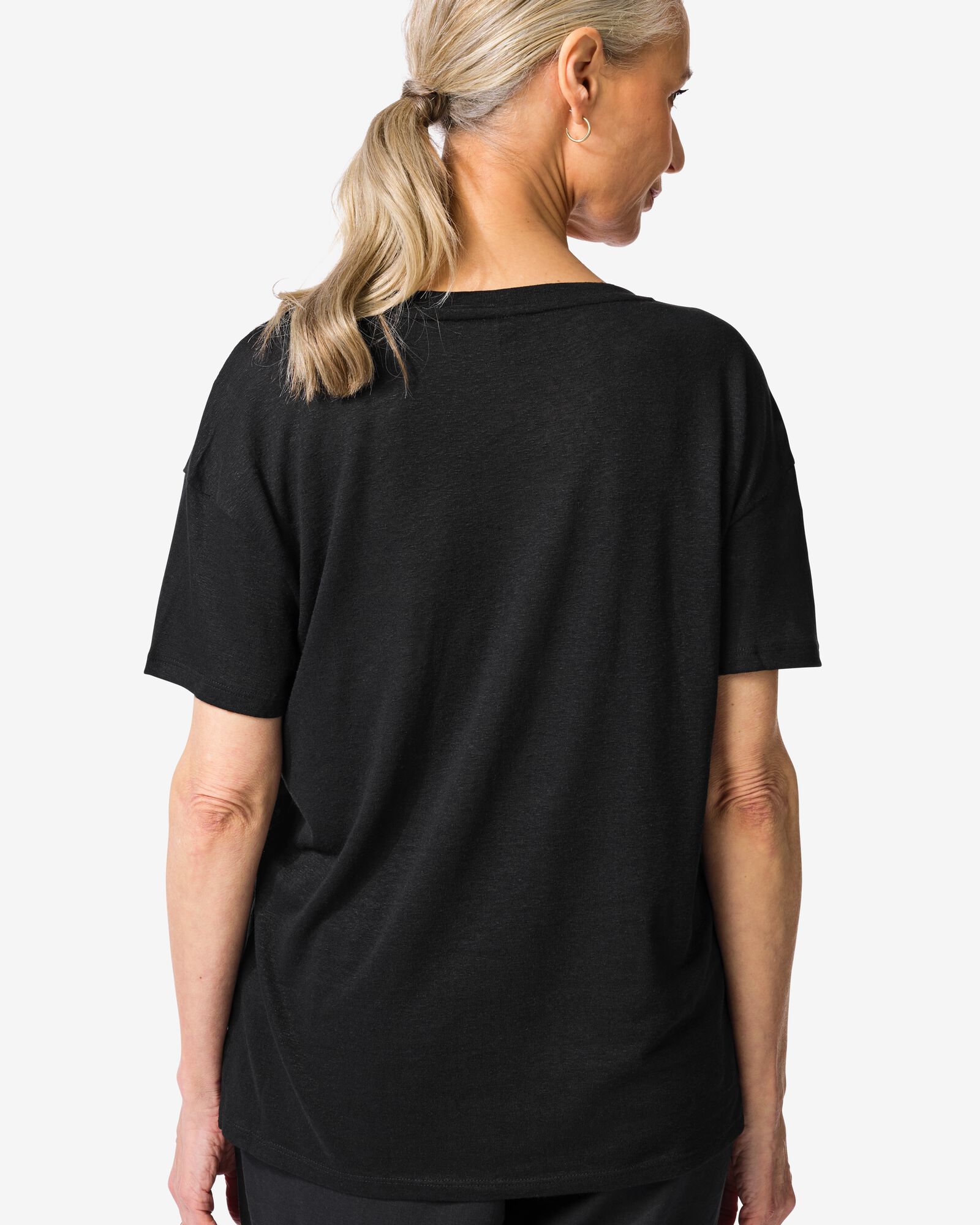 t-shirt femme Evie noir noir - 36263550BLACK - HEMA