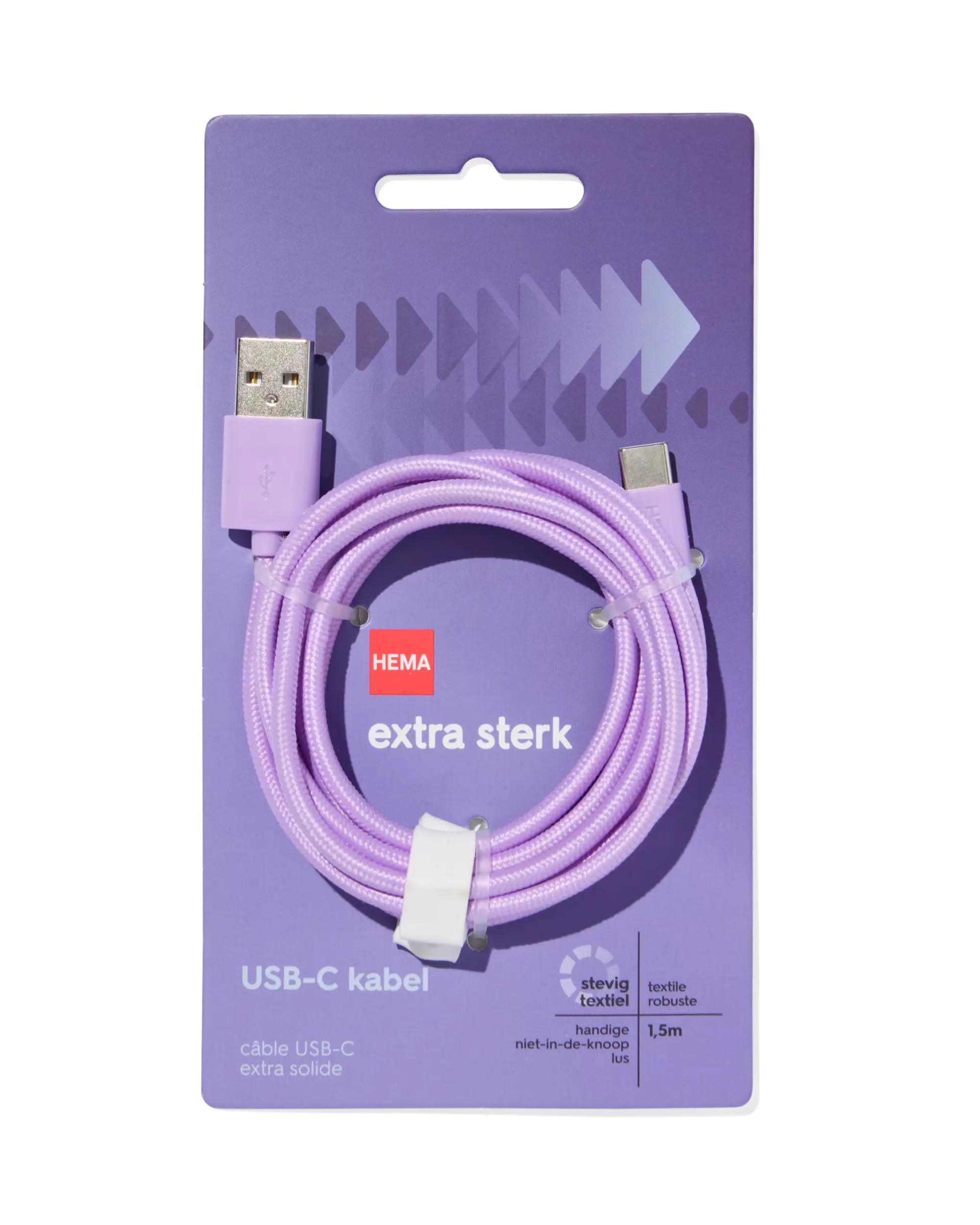 laadkabel USB naar USB-C 1.5m