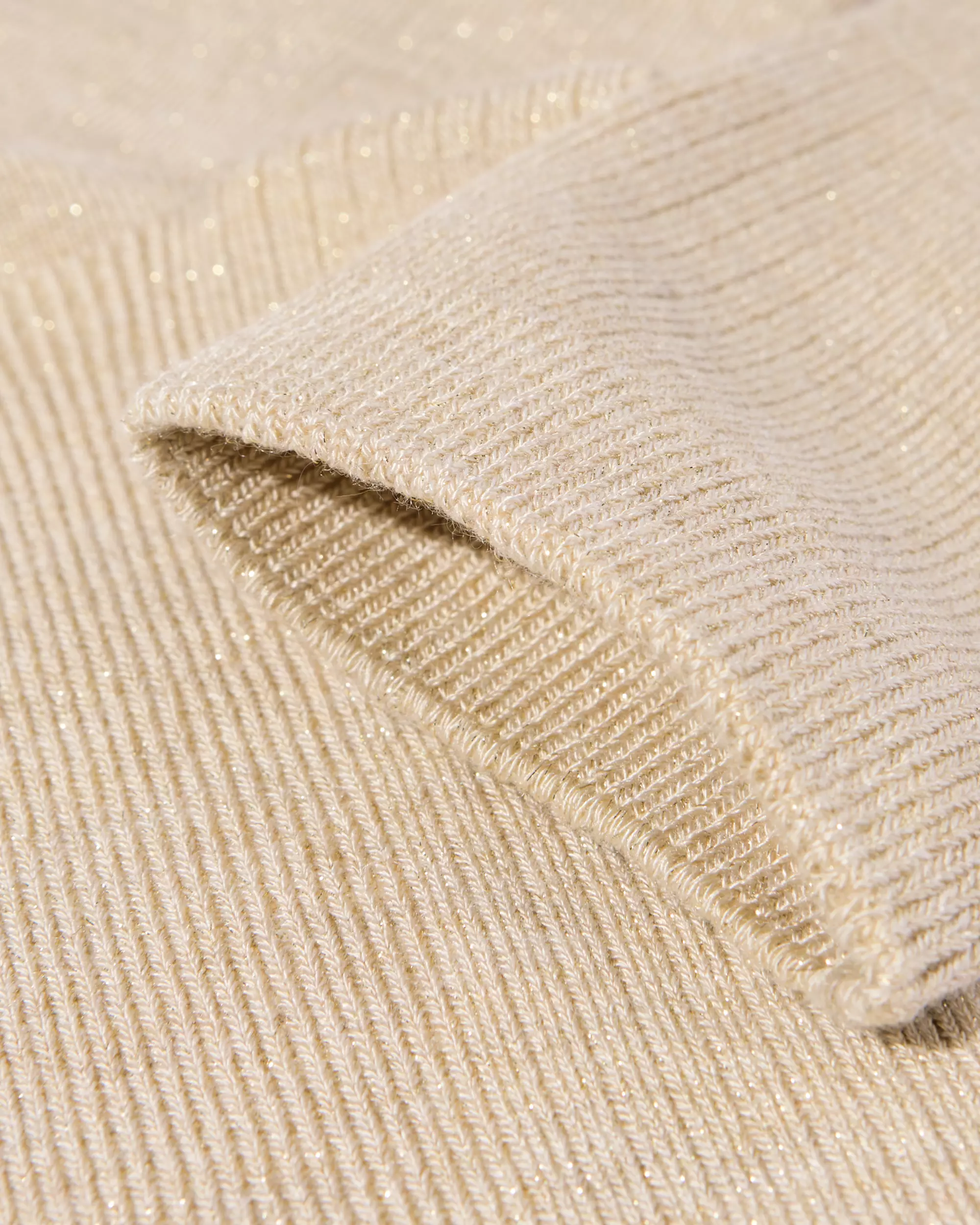 chaussettes femme côtelées pailletées