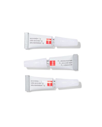 superglue liquide 1 g - 3 pi&egrave;ces - 81000017 - HEMA
