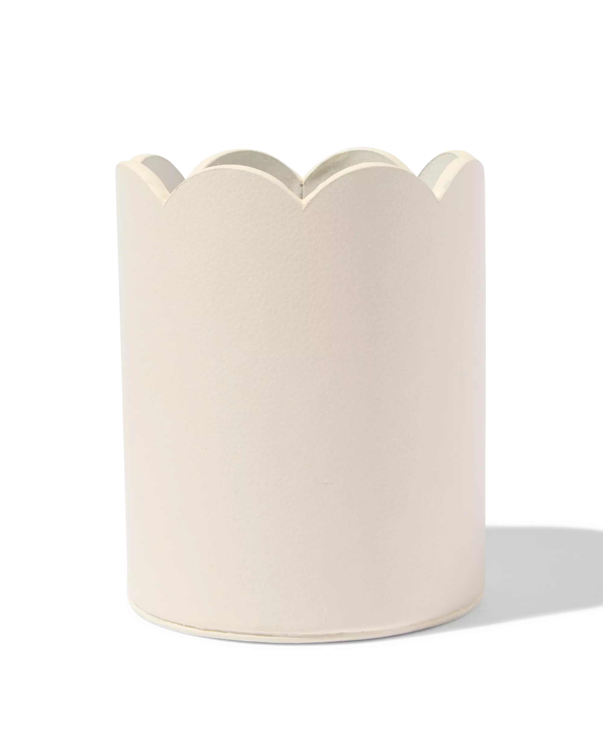 porte-stylo ⌀8,5 x 10,5 cm PU blanc