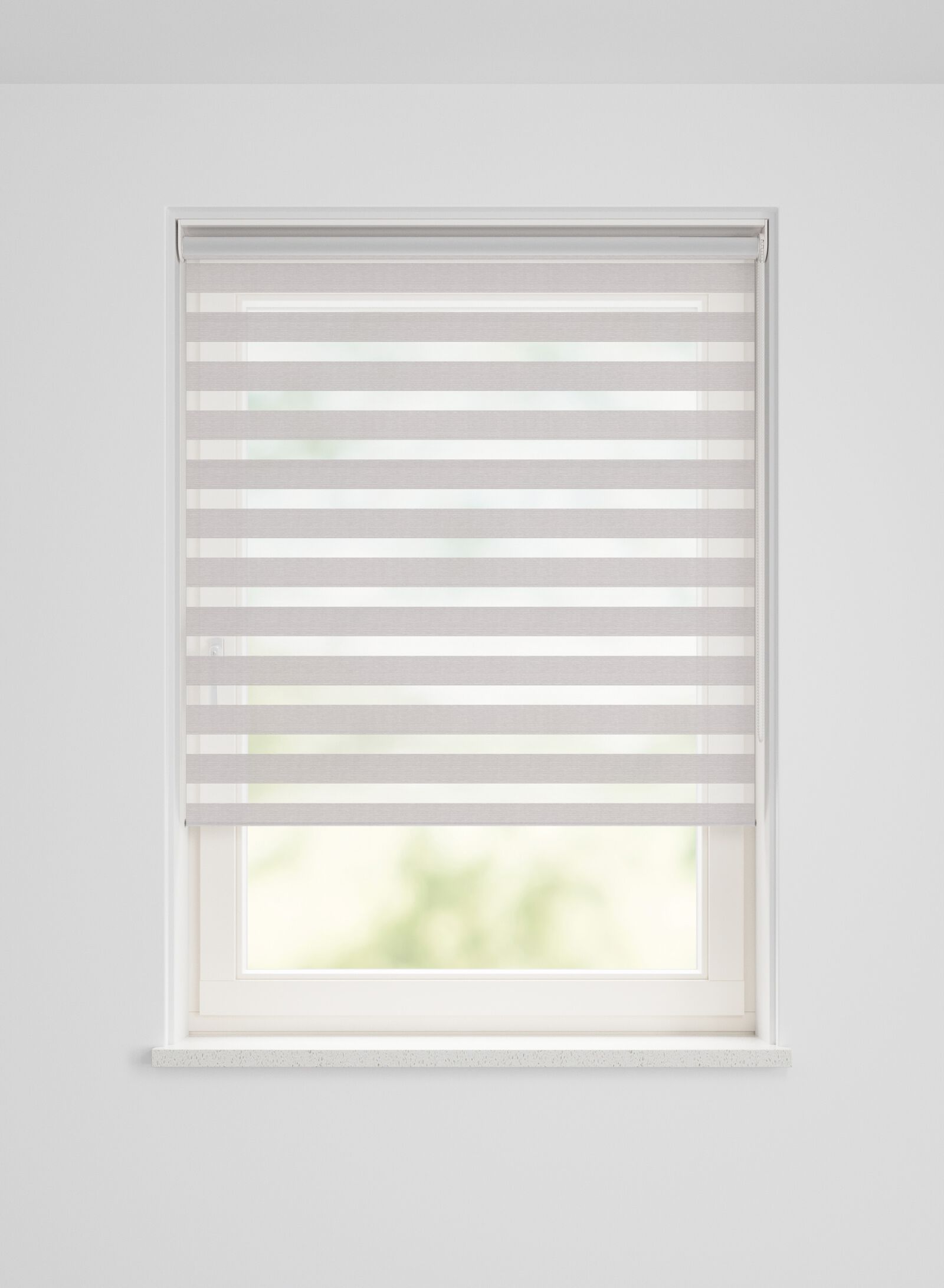 HEMA Duo Rolgordijn Lichtdoorlatend Structuur Beige (beige), foto 2