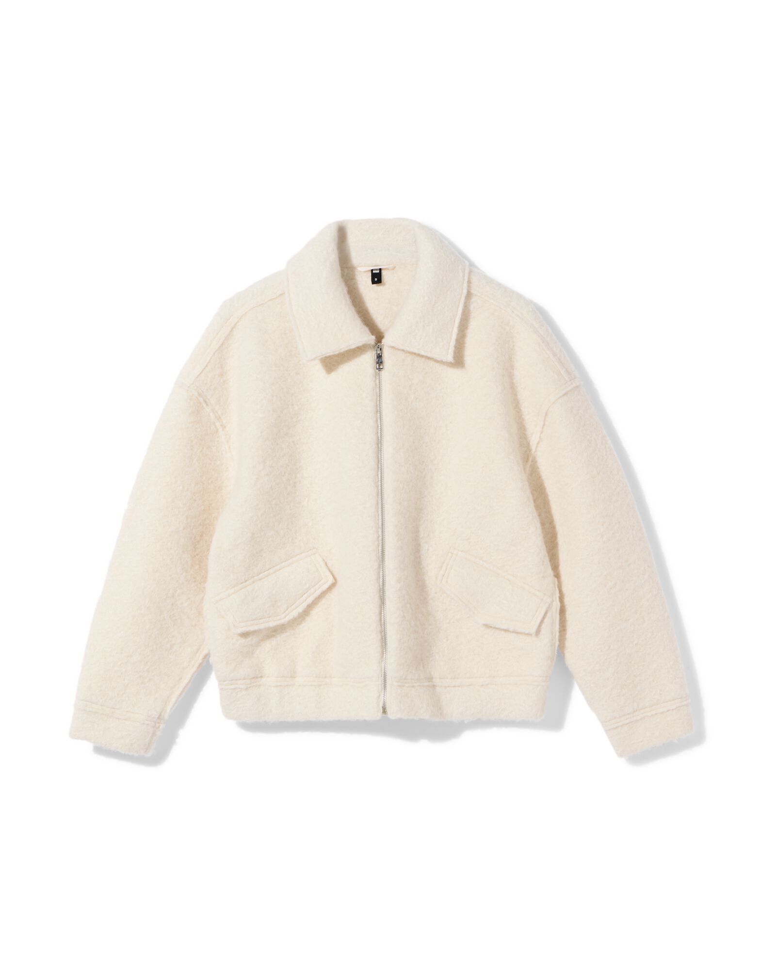 Damenjacke, Blouson eierschalenfarben eierschalenfarben - 36214180OFFWHITE - HEMA