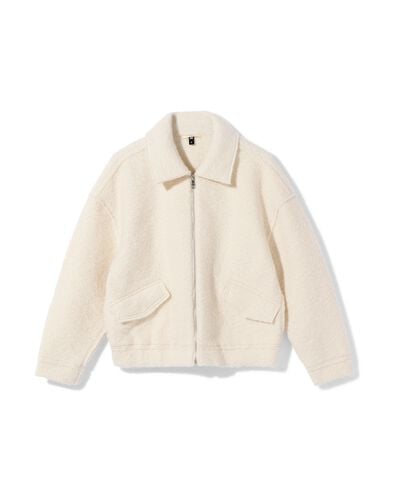 Damenjacke, Blouson eierschalenfarben eierschalenfarben - 36214180OFFWHITE - HEMA