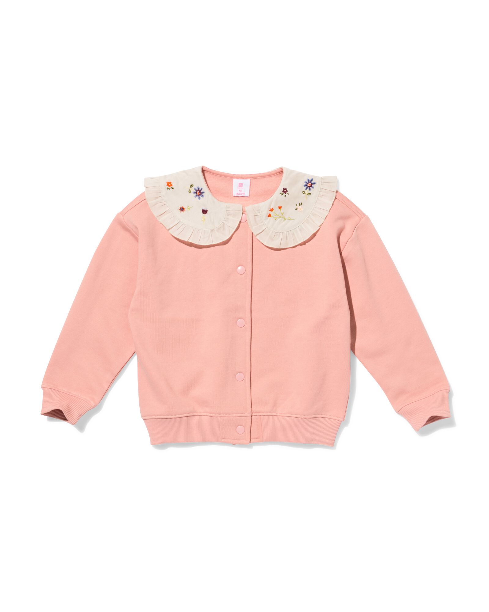 cardigan enfant fleurs rose rose - 30877603PINK - HEMA
