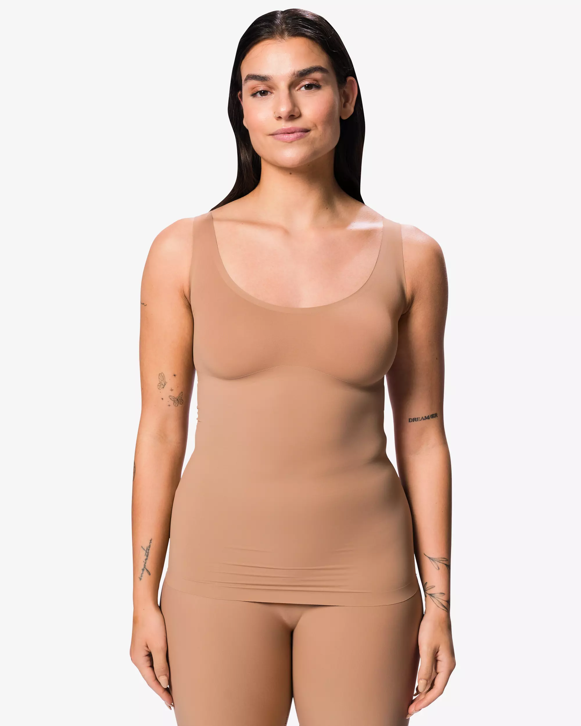 débardeur femme gainant medium effet seconde peau