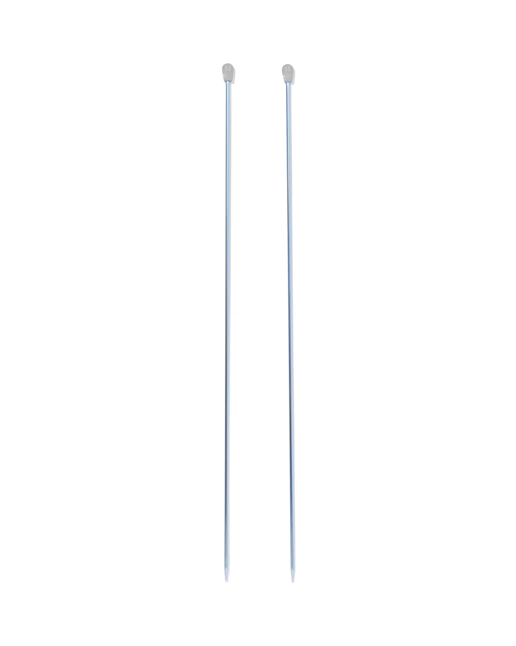2 aiguilles à tricoter 3mm