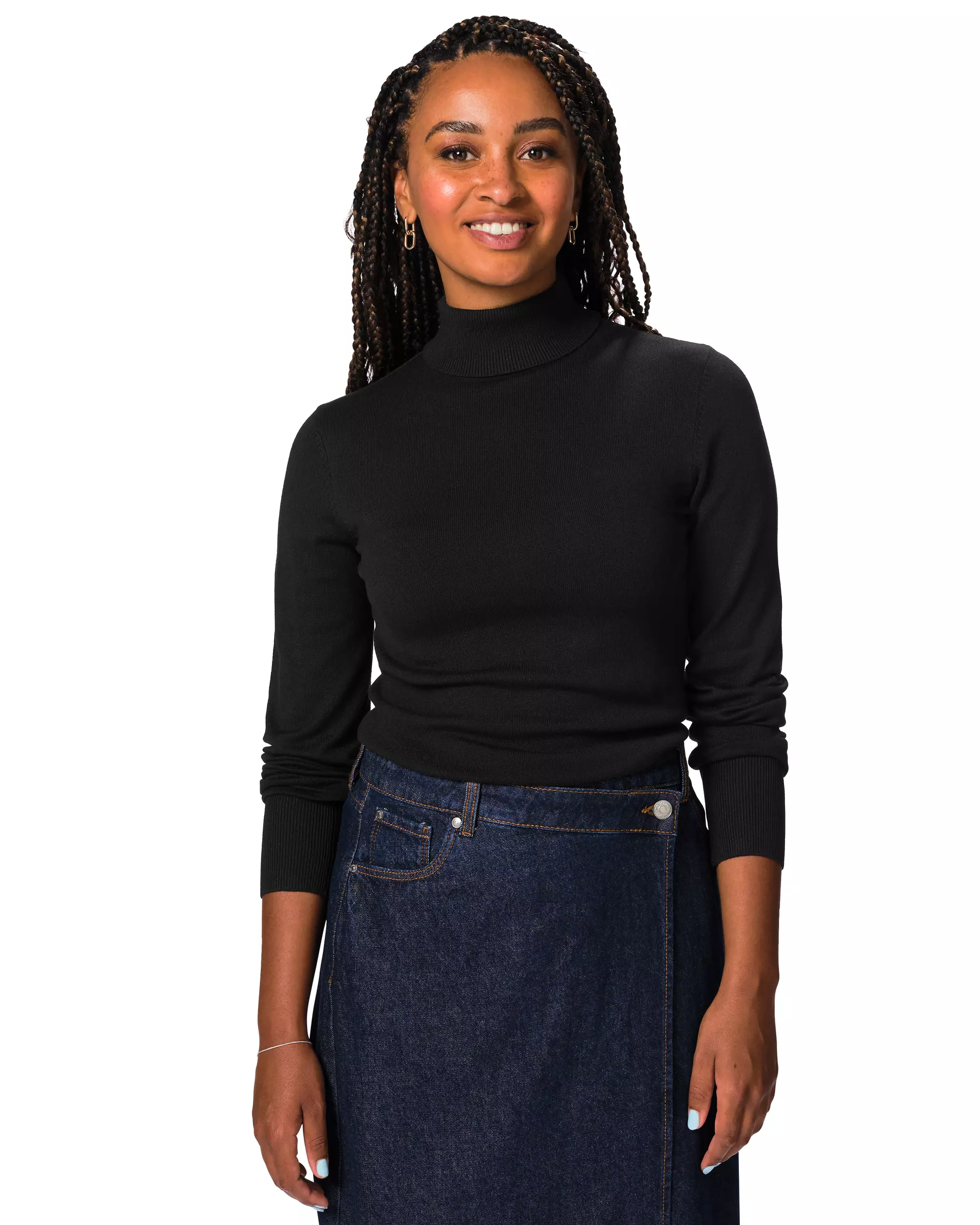 Damen-Rollkragenpullover