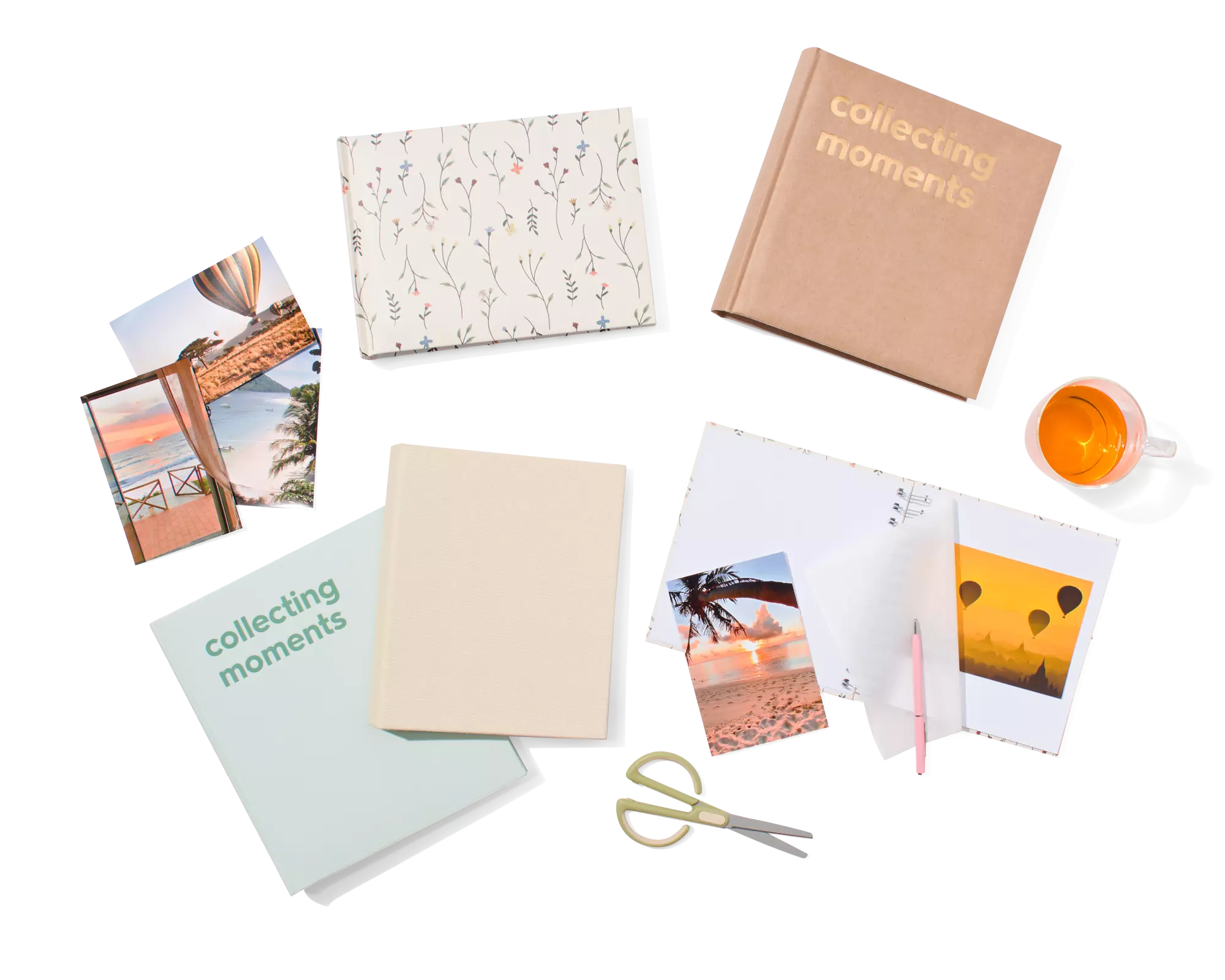 album photo avec pochettes en plastique 22.5x22.5 carton