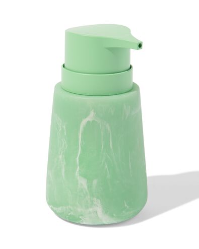 zeeppomp 15x⌀8cm epoxy marmerlook groen - 80300176 - HEMA