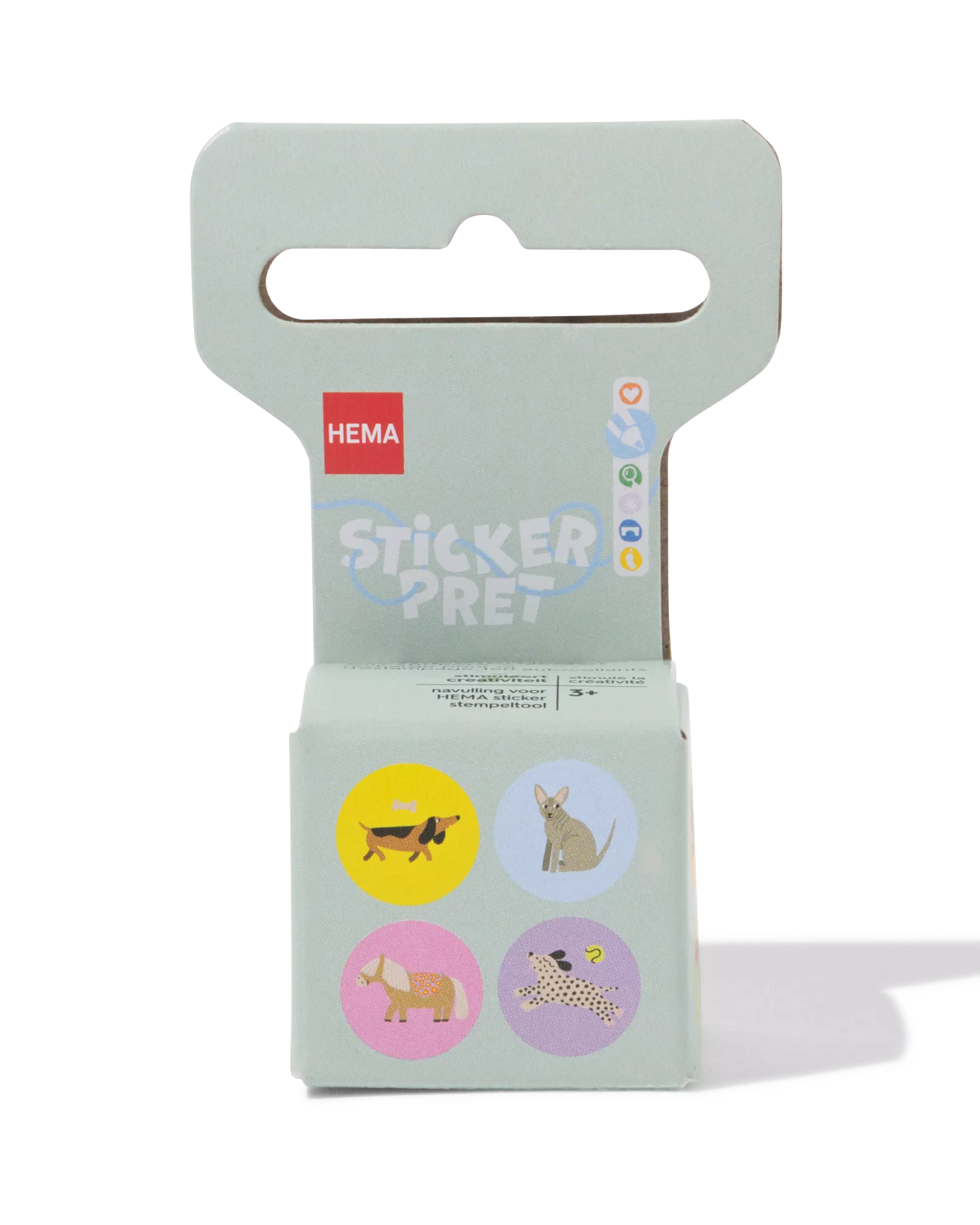 stickers voor stempeltool huisdieren - 160 stuks