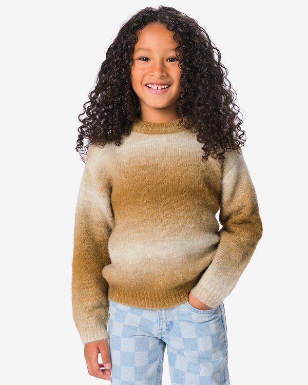 kindertrui kleurverloop brons brons - 30729103BRONZE - HEMA
