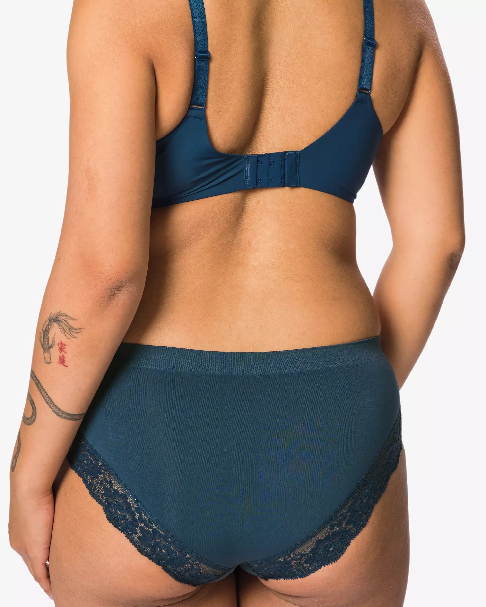 Damen-Hipster, nahtlos, aus Mikrofaser mit Spitze
