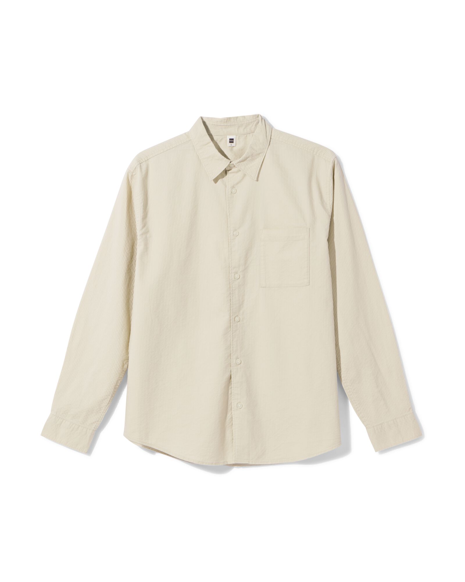 chemise homme Maurice seersucker blanc cass&eacute; blanc cass&eacute; - 2140220OFFWHITE - HEMA