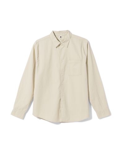 chemise homme Maurice seersucker blanc cass&eacute; blanc cass&eacute; - 2140220OFFWHITE - HEMA