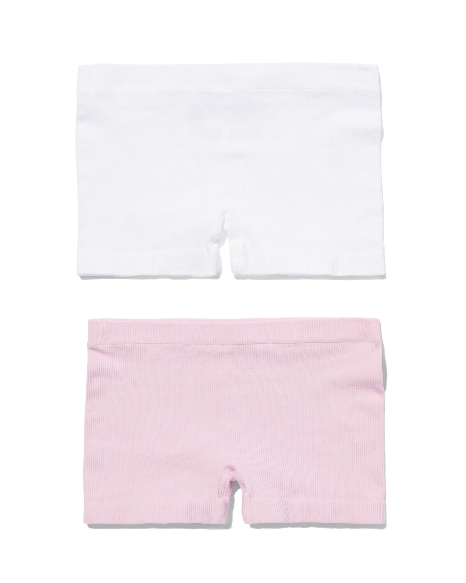 kinderboxers naadloos rib - 2 stuks  lichtpaars lichtpaars - 19381130LIGHTPURPLE - HEMA