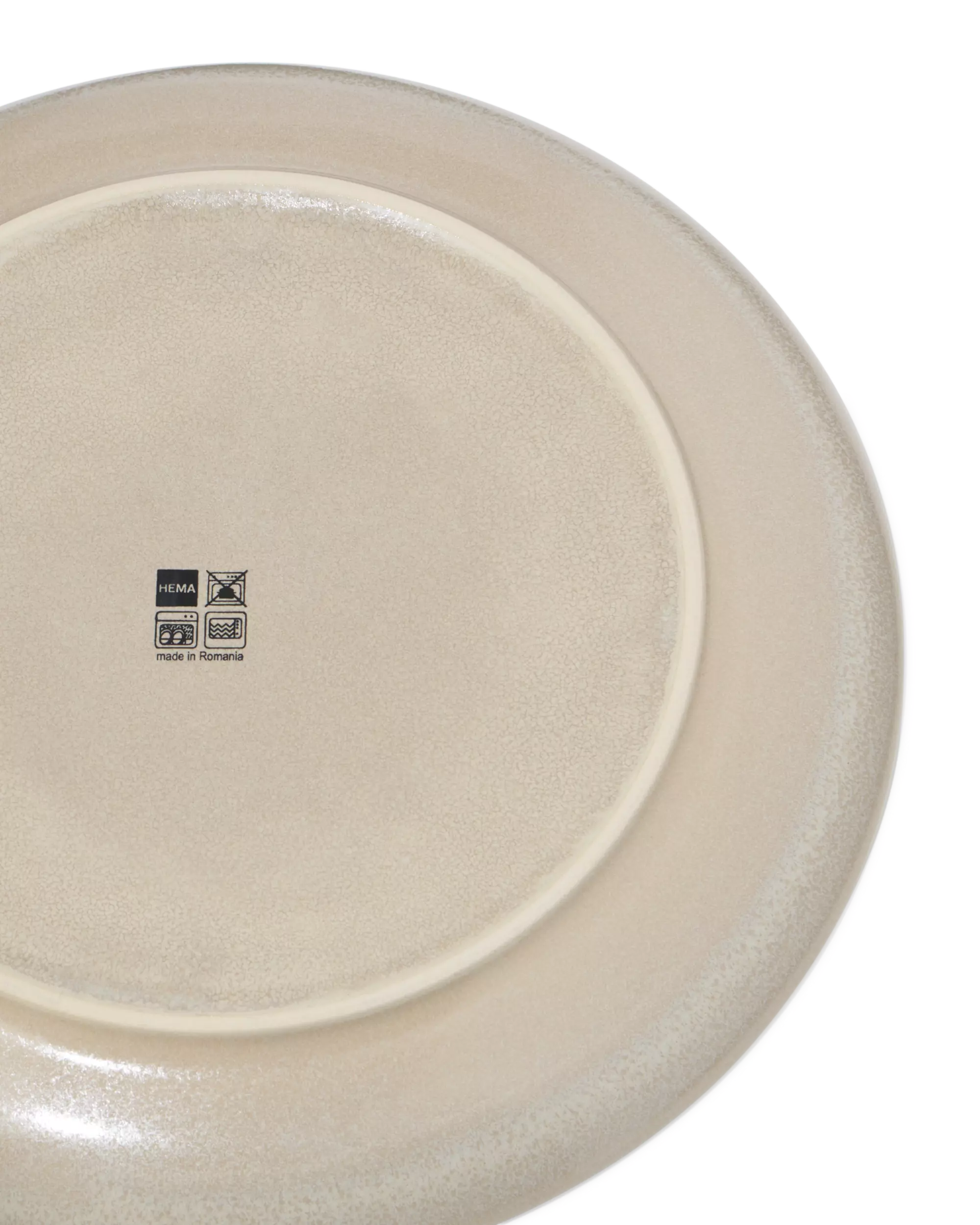 dinerbord Ø26cm Puur aardewerk beige