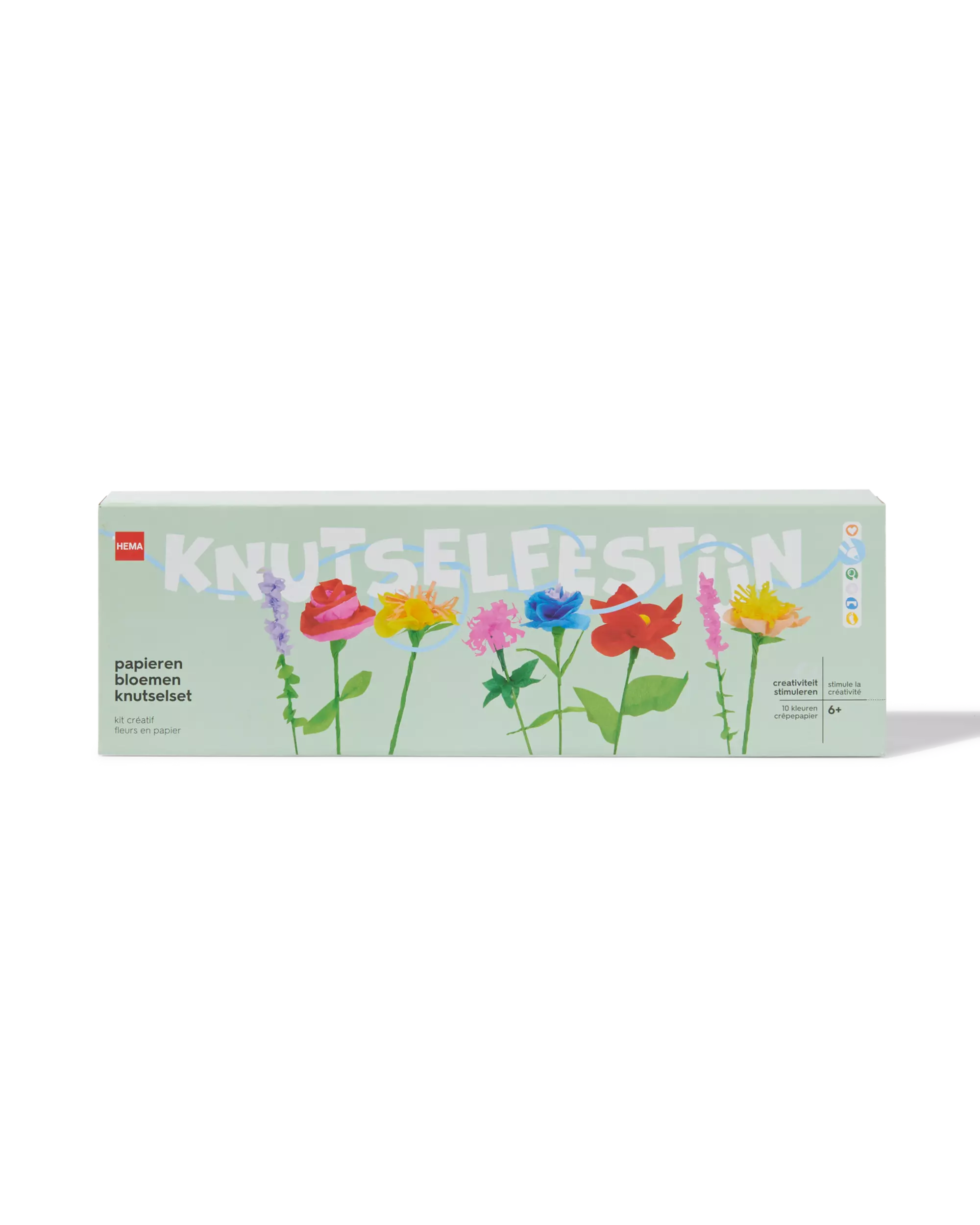 papieren bloemen knutselset 