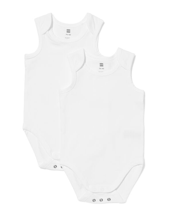 body &eacute;volutif b&eacute;b&eacute; - 2 pi&egrave;ces blanc blanc - 33300870WHITE - HEMA