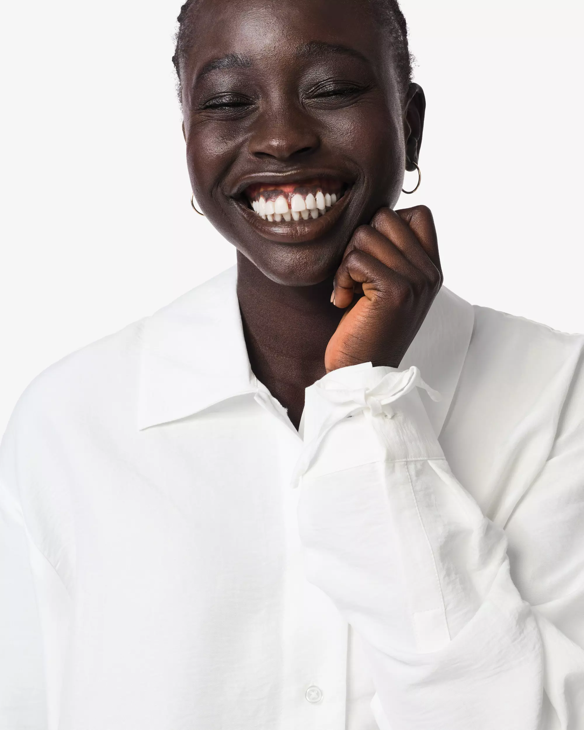 chemisier femme froissé