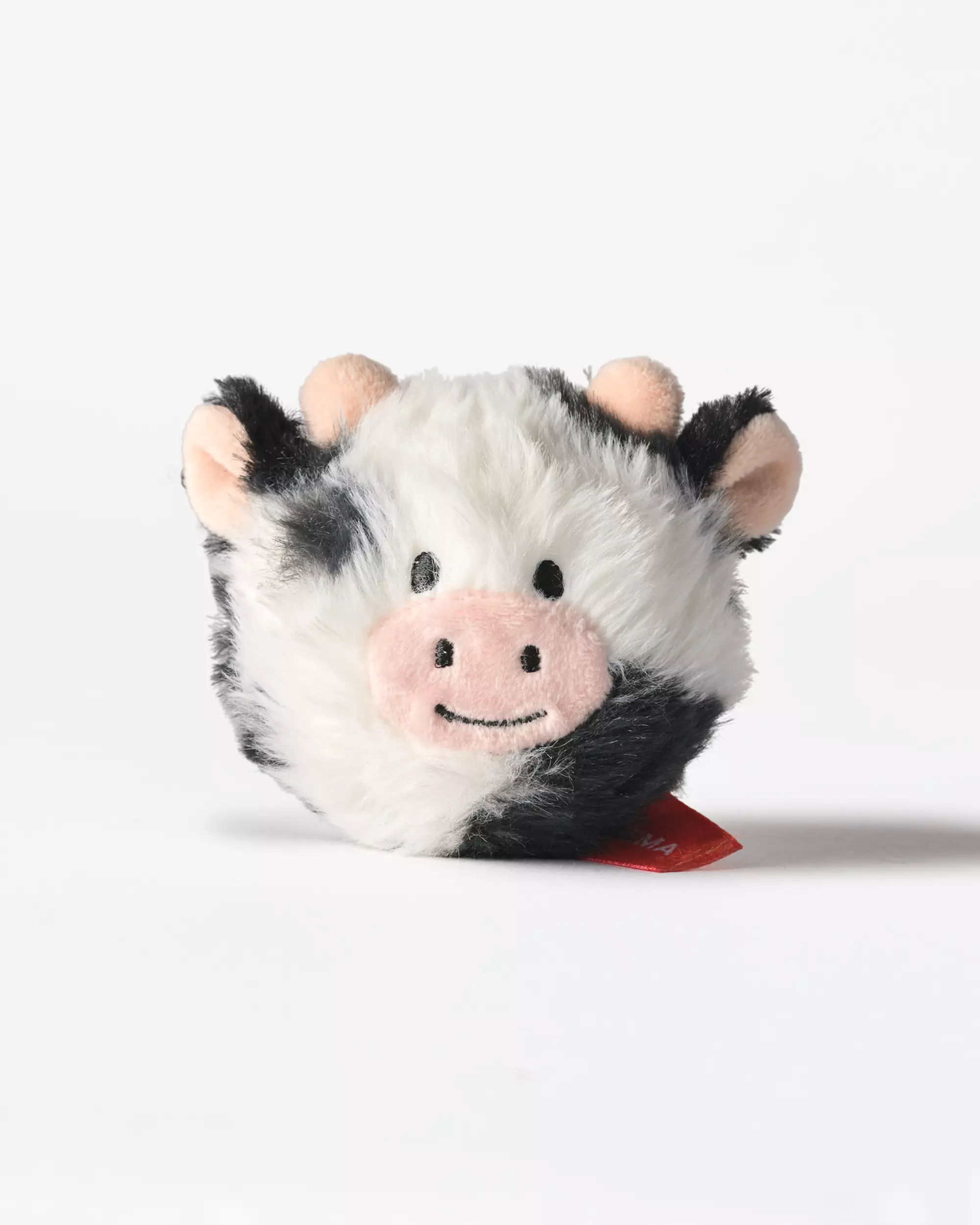 Flummi, ⌀ 6,5 cm, Plüsch, Kuh