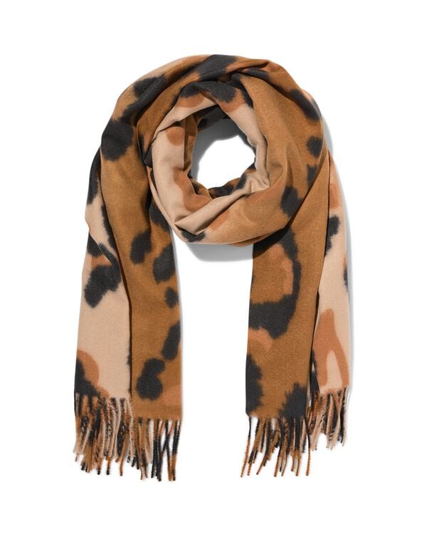 damessjaal 190x80cm dierenmotief - 16460112 - HEMA