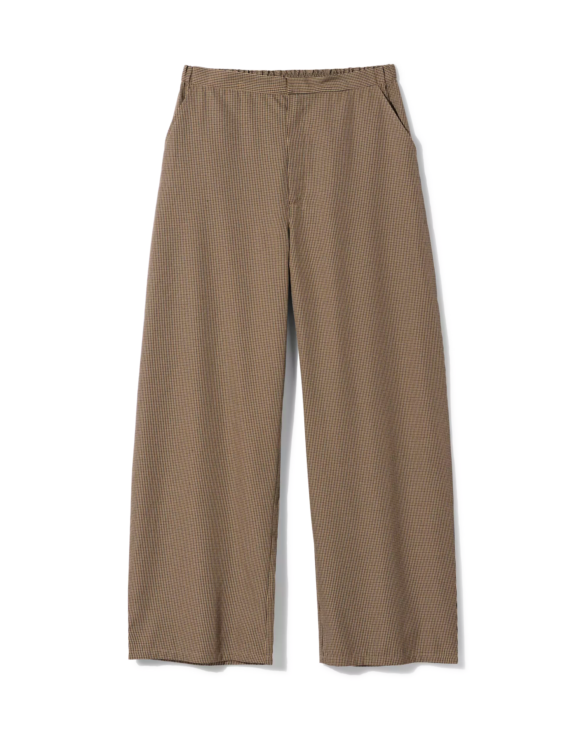 pantalon femme coupe classique carreaux polyester recyclé