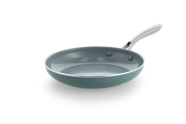 po&ecirc;le BK &Oslash;24 cm c&eacute;ramique sans PFAS verte po&ecirc;le 24 cm - 80190228FRYINGPAN24CM - HEMA