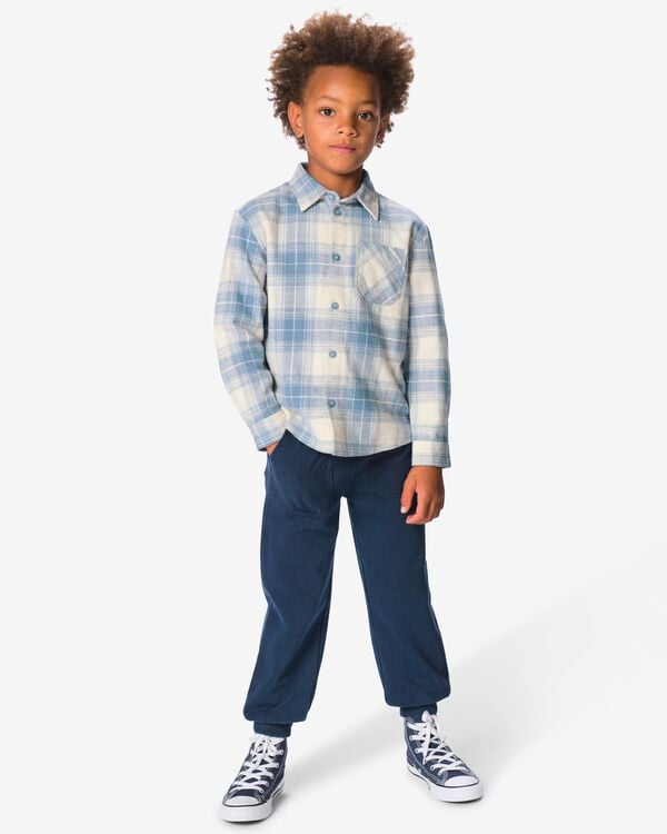 kinderjoggingbroek regular fit blauw
