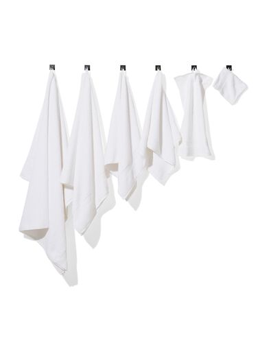 serviette de bain - 60x110 cm - qualit&eacute; &eacute;paisse - blanc blanc serviette 60 x 110 - 5213600 - HEMA