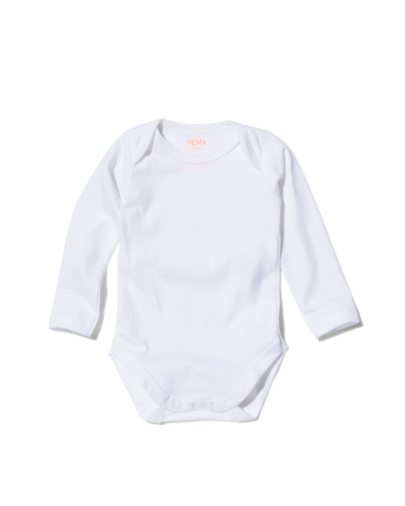 body &ndash; coton biologique stretch - 2 pi&egrave;ces blanc 50/56 - 33355111 - HEMA