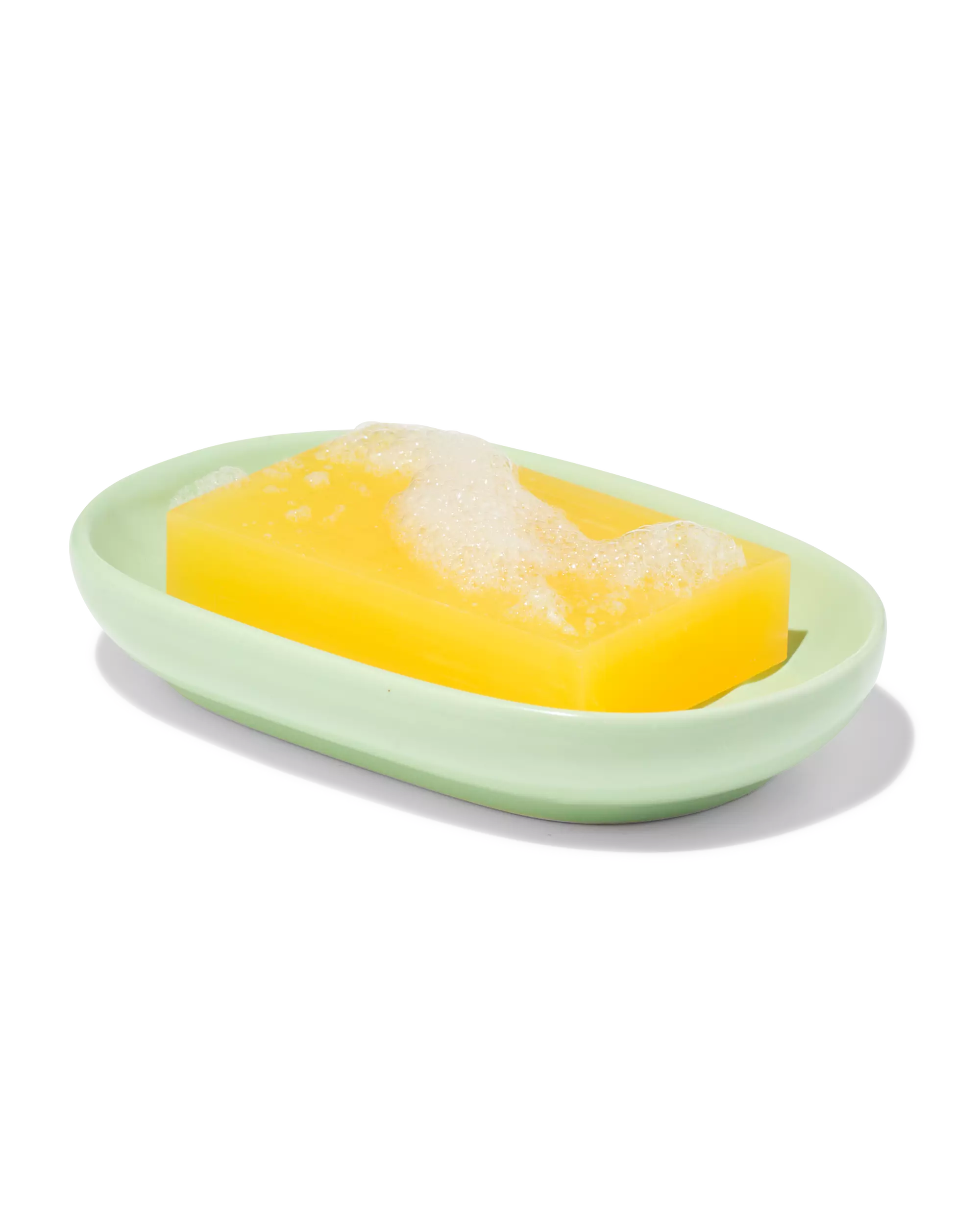 porte-savon céramique vert clair