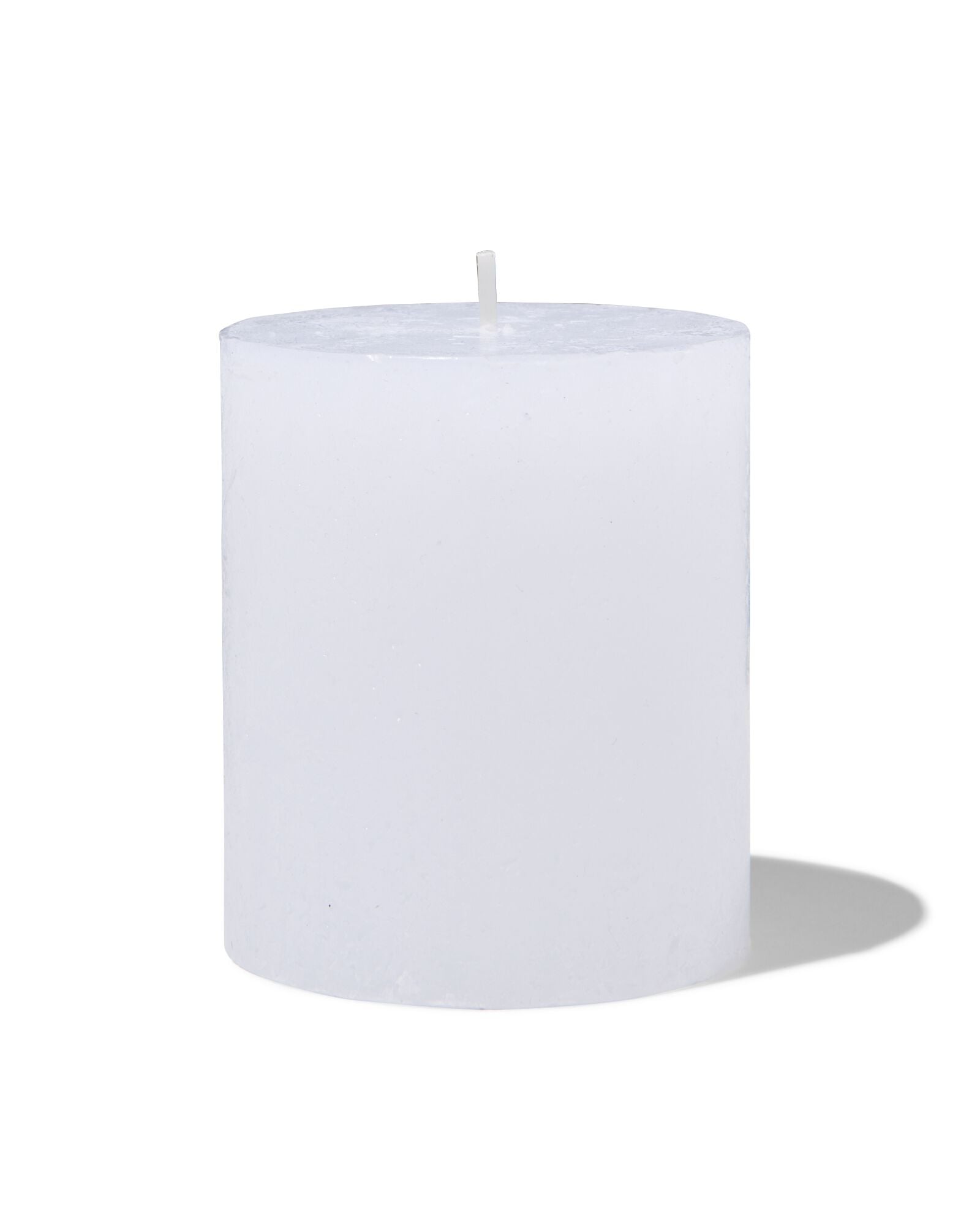 bougie rustique &Oslash;7x8 cm blanc blanc 7 x 8 - 13500603 - HEMA