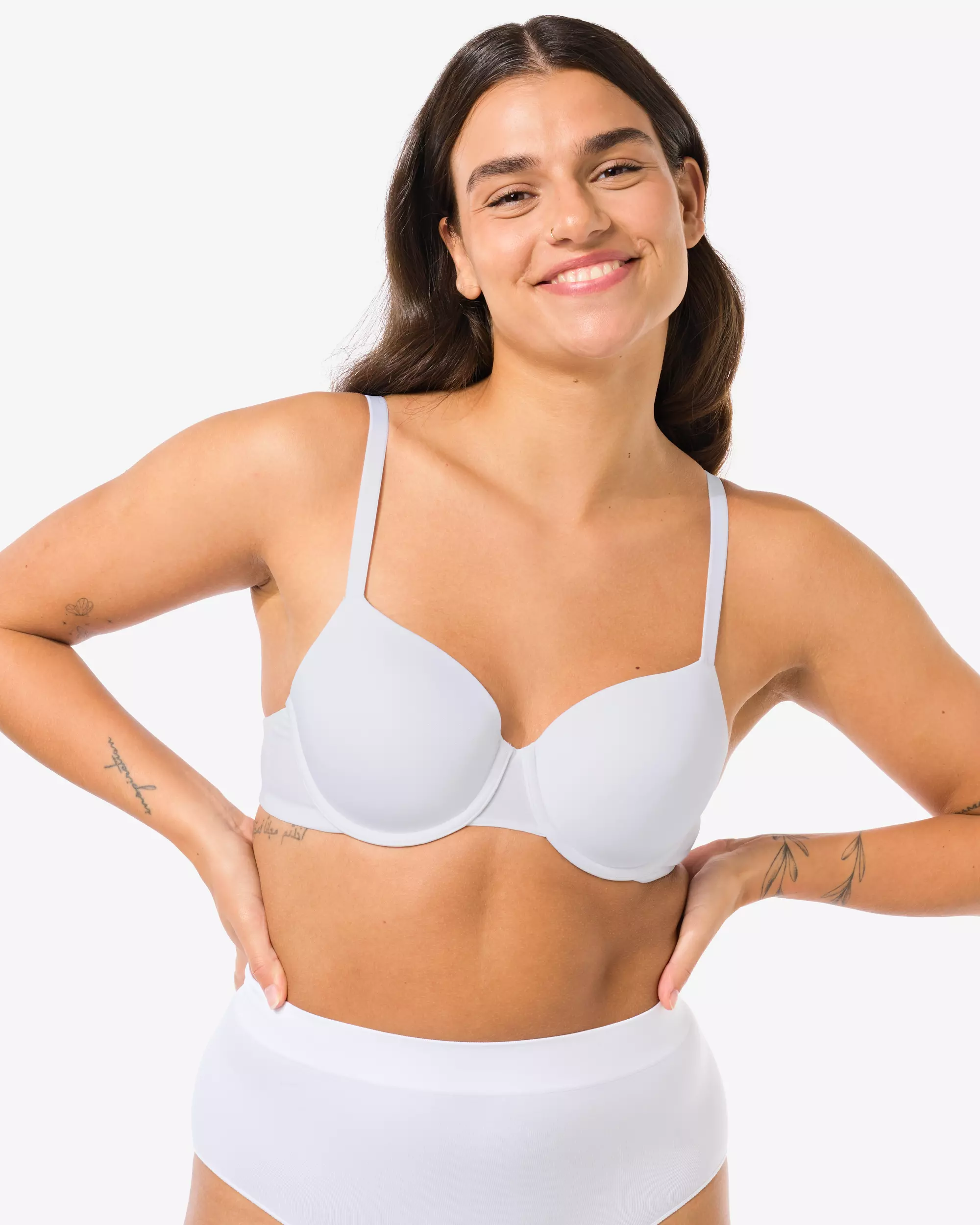 soutien-gorge préformé avec armatures recyclé/micro