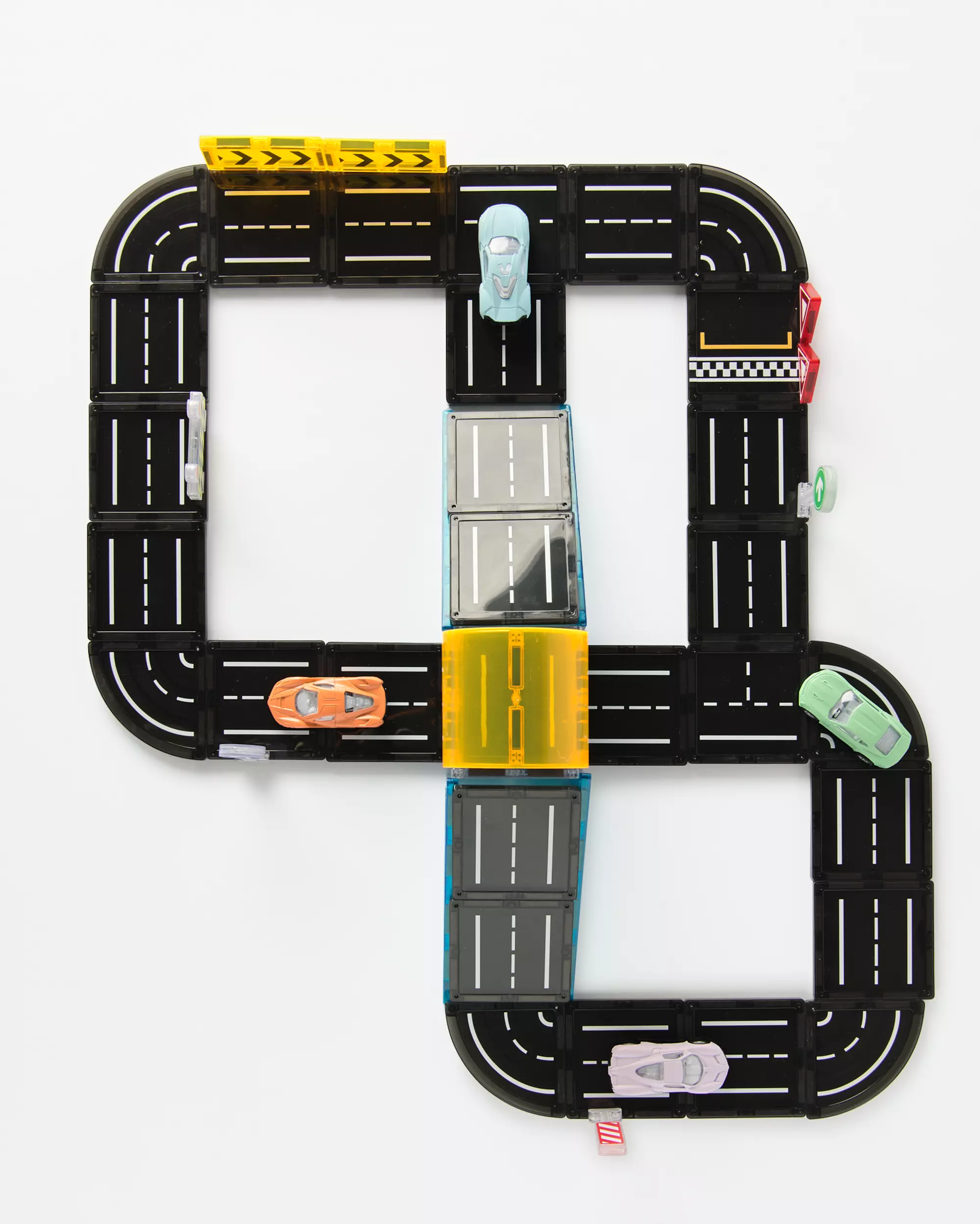 Magnetische Bauplatten Autobahn 