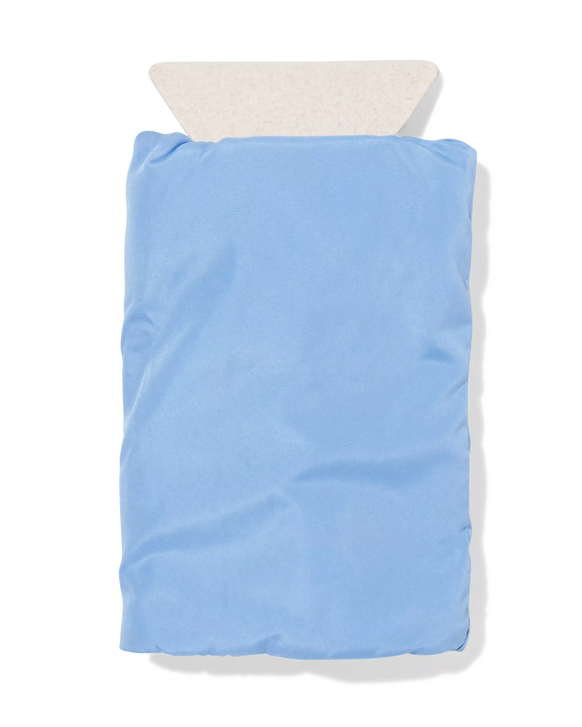 ijskrabber met handschoen blauw