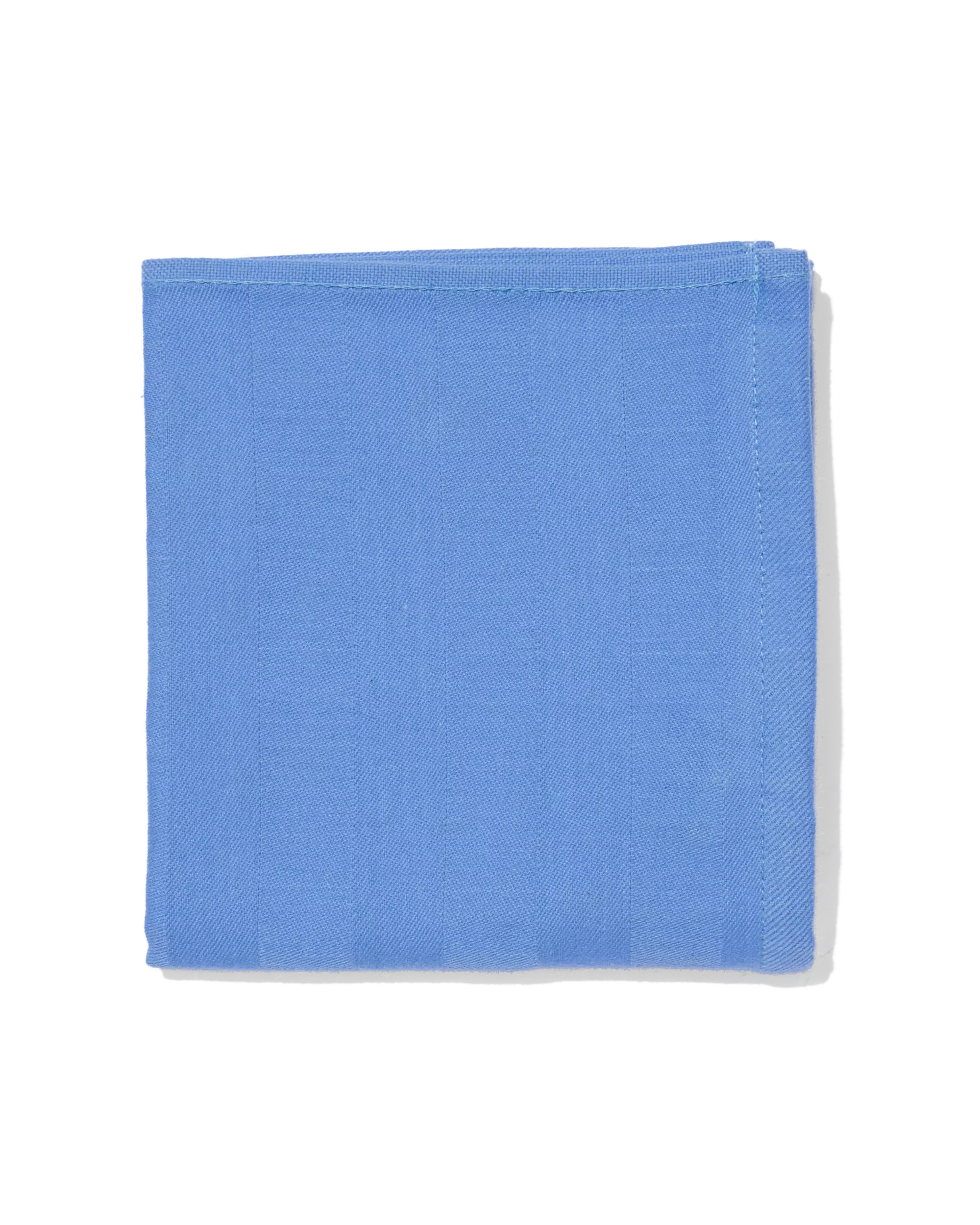 theedoek 65x65 katoen blauw