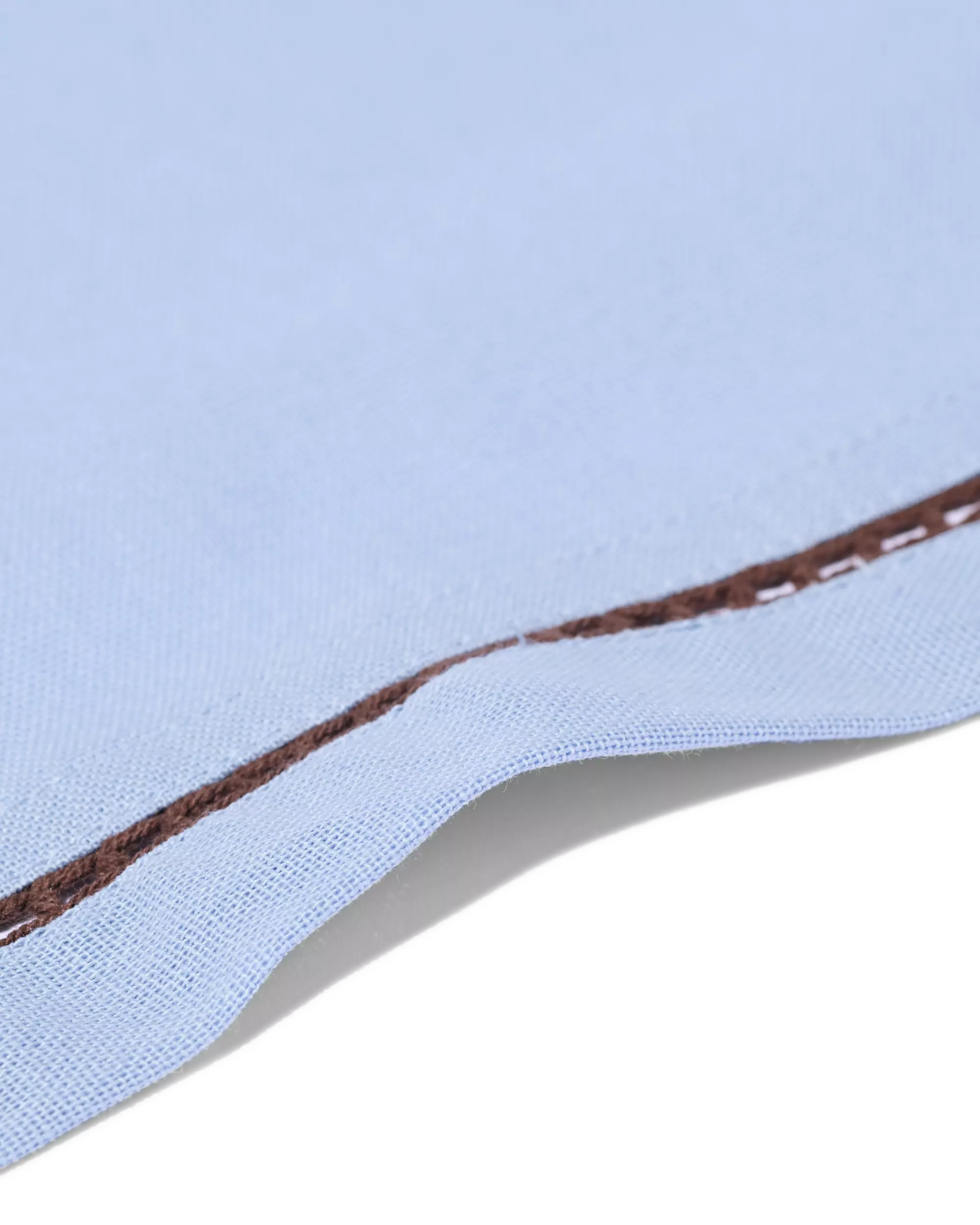 Servietten,47 × 47 cm, Baumwolle, blau-braun – 2 Stück