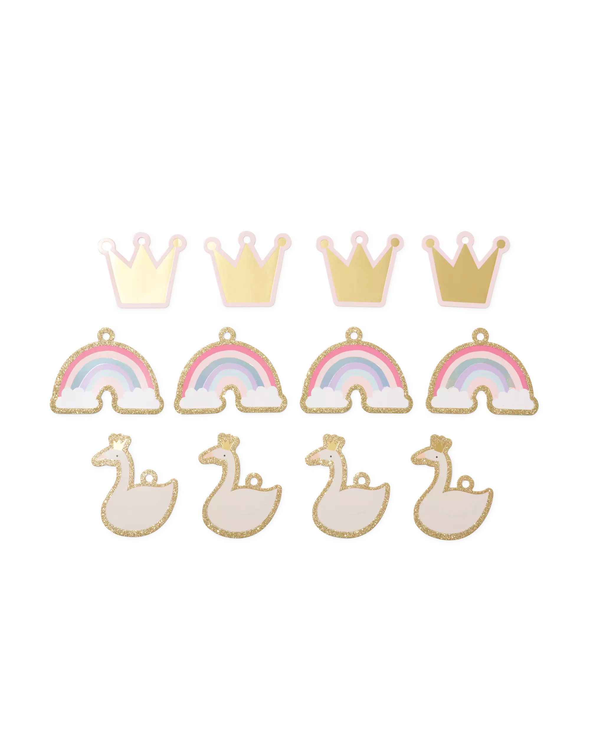 Etiketten 9,5 × 13 cm, Prinzessin – 12 Stück