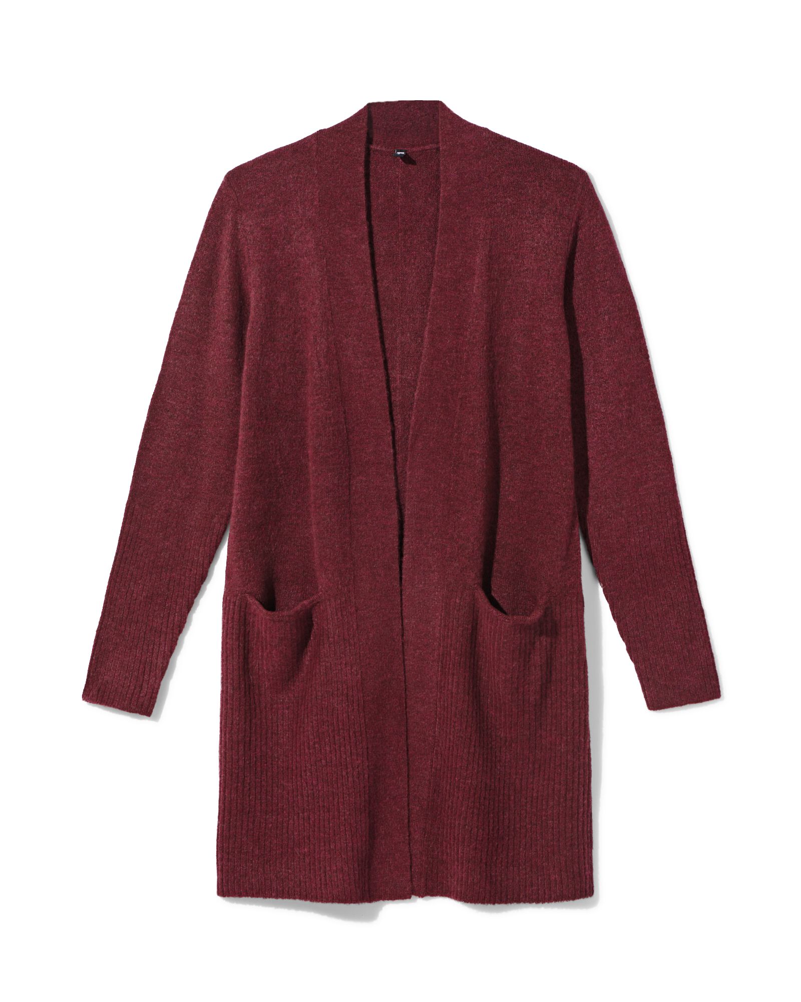 damesvest Lana bordeauxrood bordeauxrood - 36307160BURGUNDYRED - HEMA