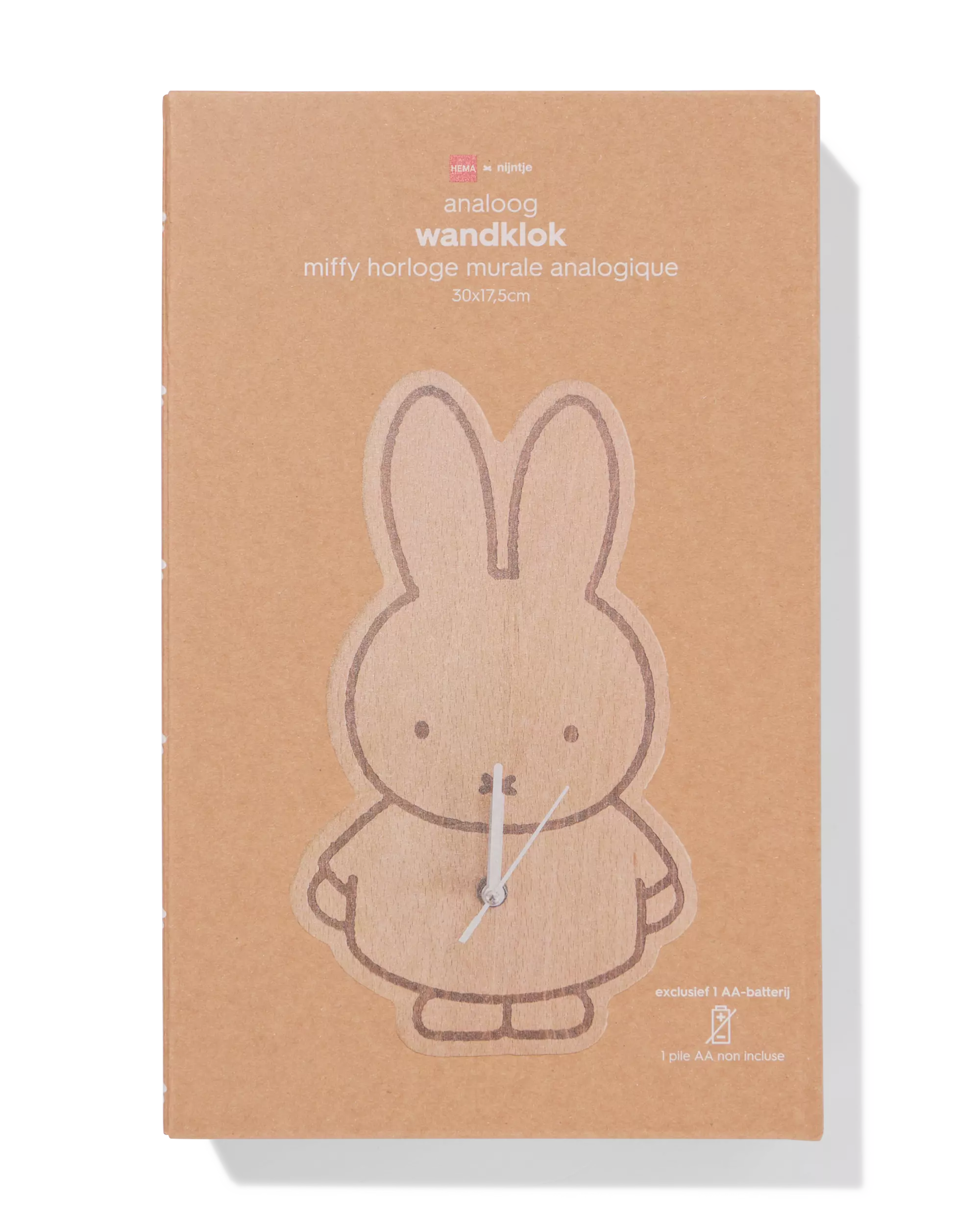 horloge miffy bois