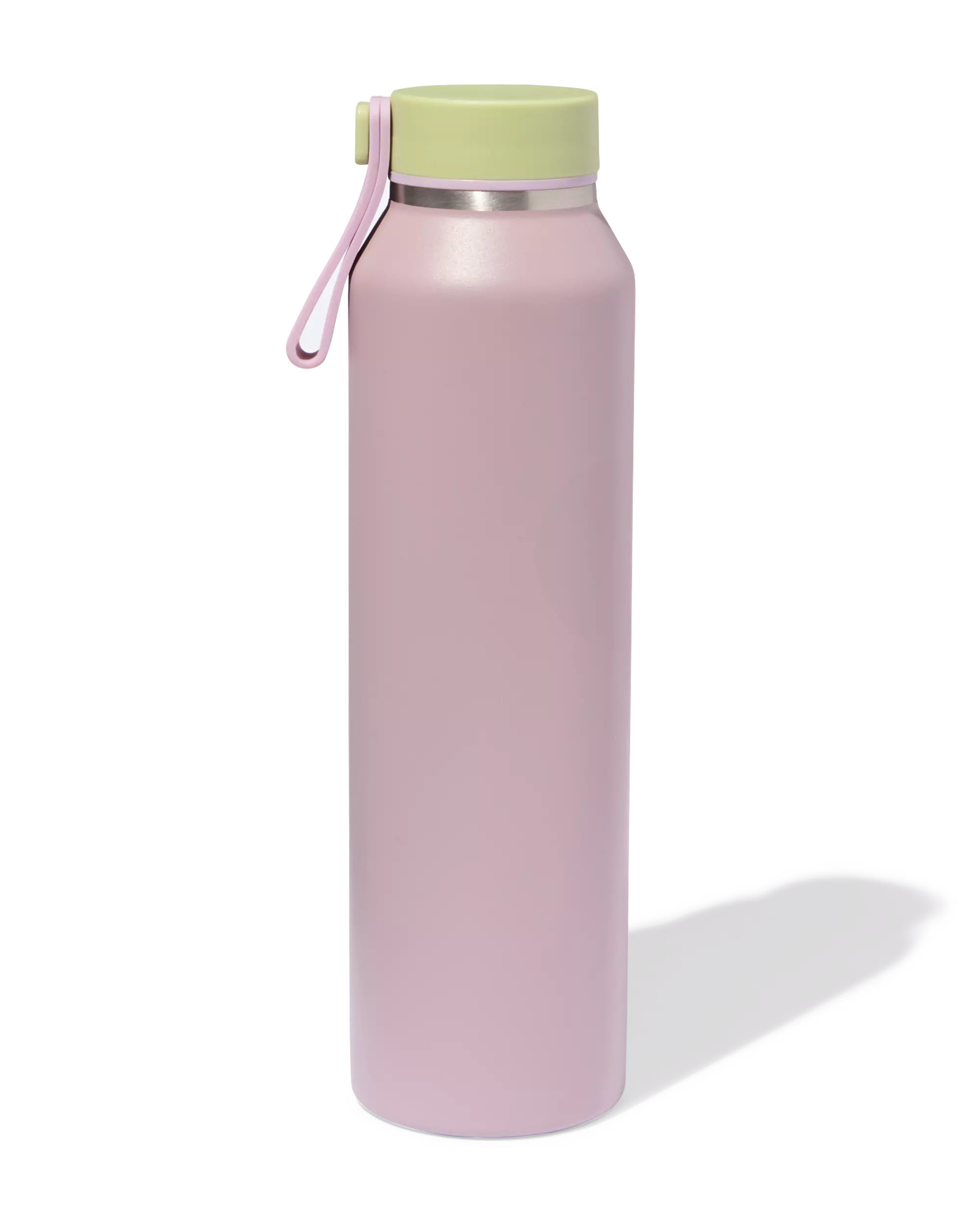 Thermosflasche, 500 ml, Edelstahl, dunkelrosa