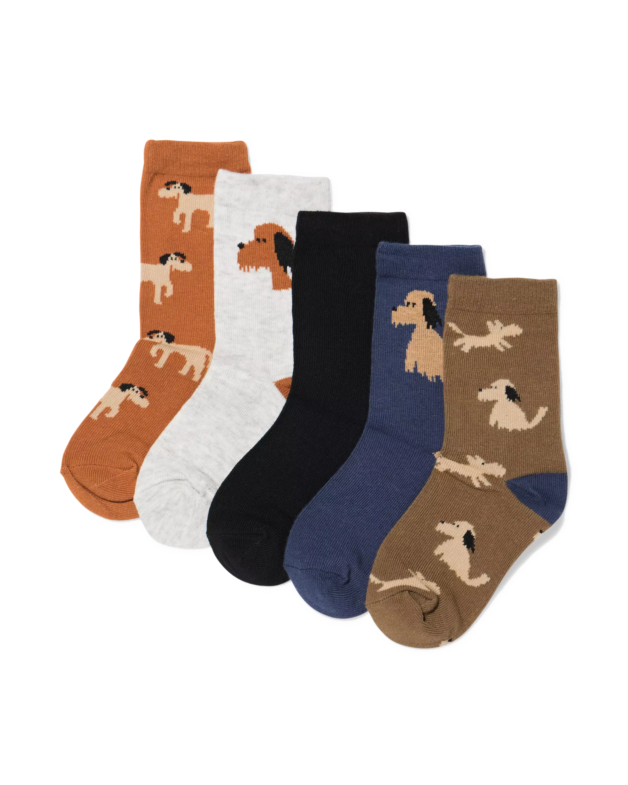 kindersokken honden - 5 paar