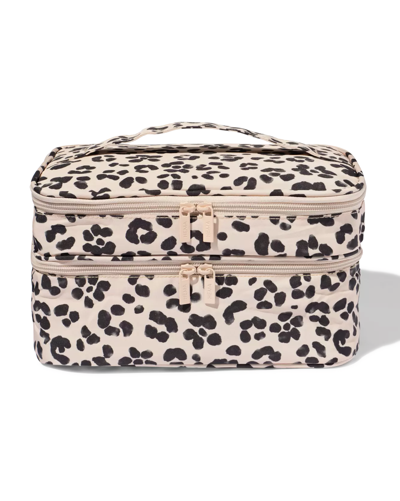 beautycase 25x17cm luipaard