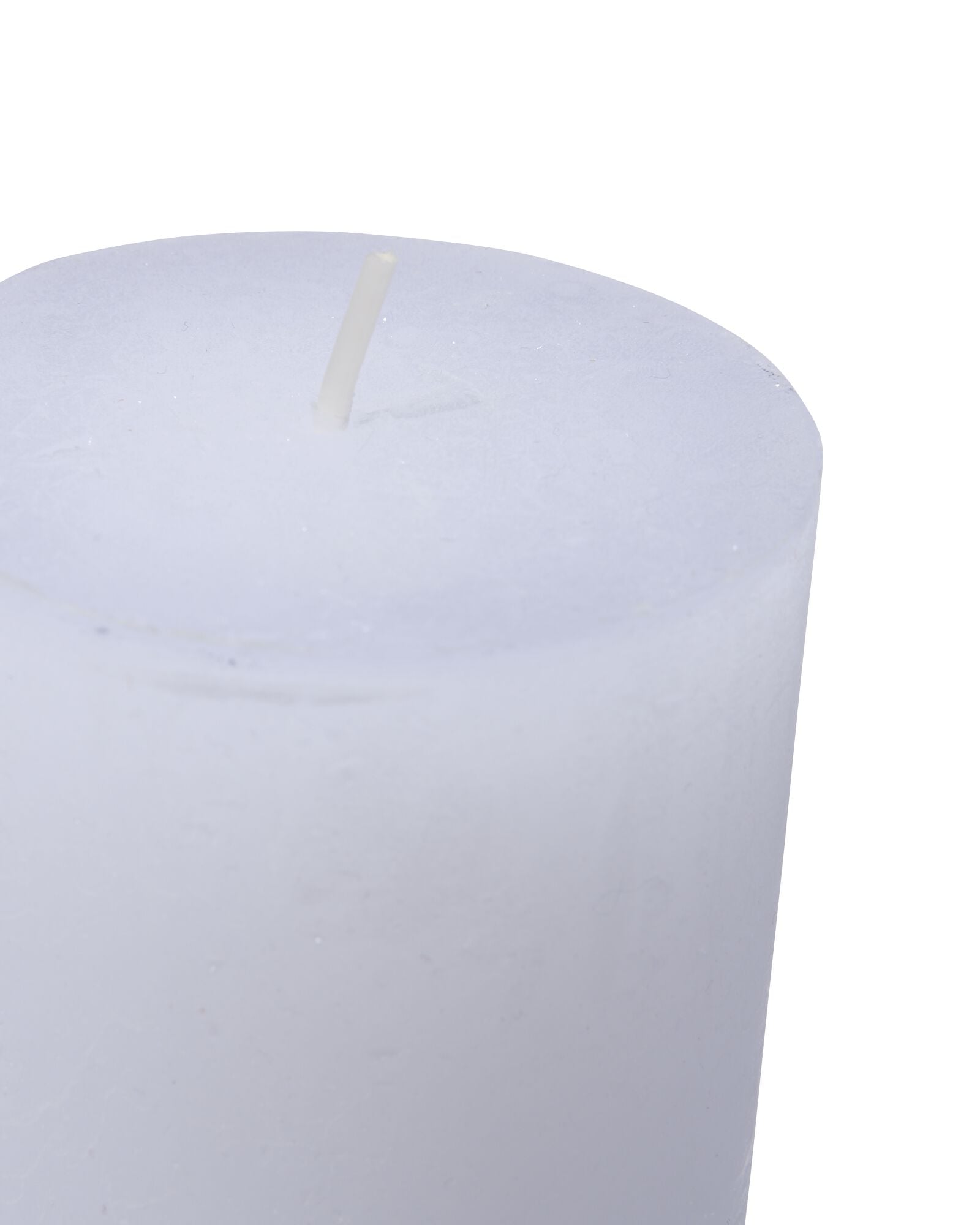 bougie rustique &Oslash;7x19 cm blanc blanc 7 x 19 - 13500816 - HEMA