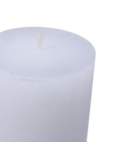 bougie rustique &Oslash;7x19 cm blanc blanc 7 x 19 - 13500816 - HEMA